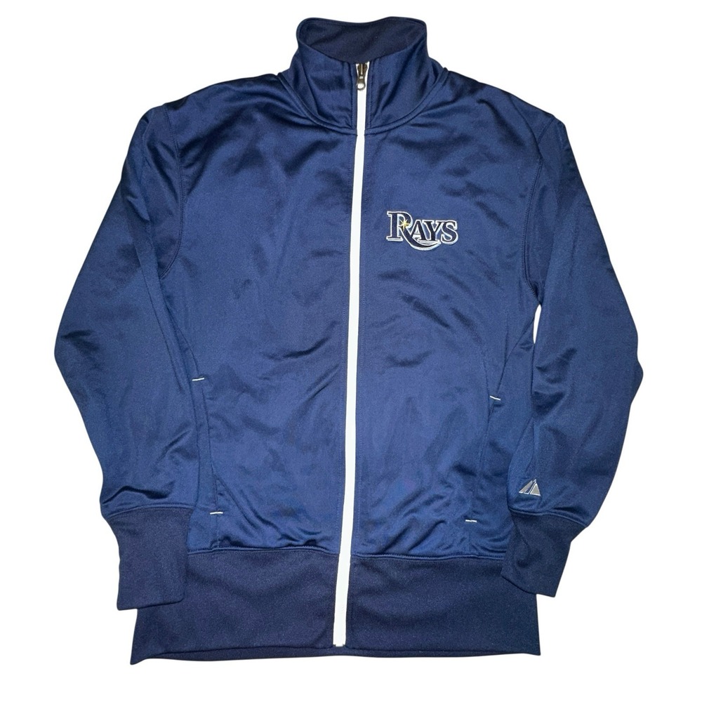 Majestic MLB Tampa Bay Rays Full-Zip Jacket‎